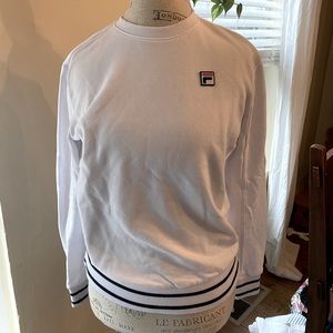 White Fila Crewneck Sweatshirt